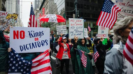 Five million people take part in anti-Trump rallies across US – organizers