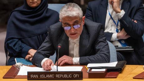 Iran addresses Trump bombing threat at UN Security Council